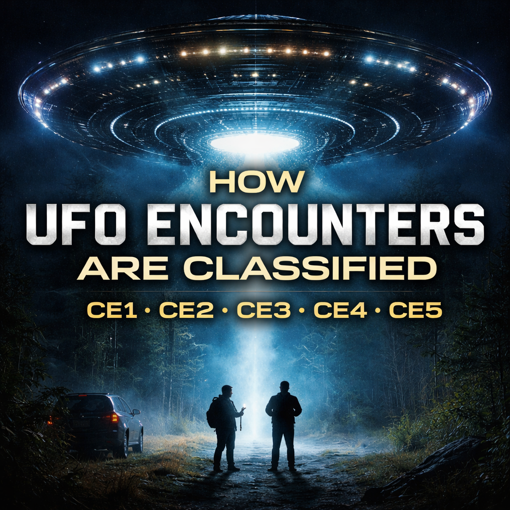 How UFO Encounters Are Classified From CE1 to CE5