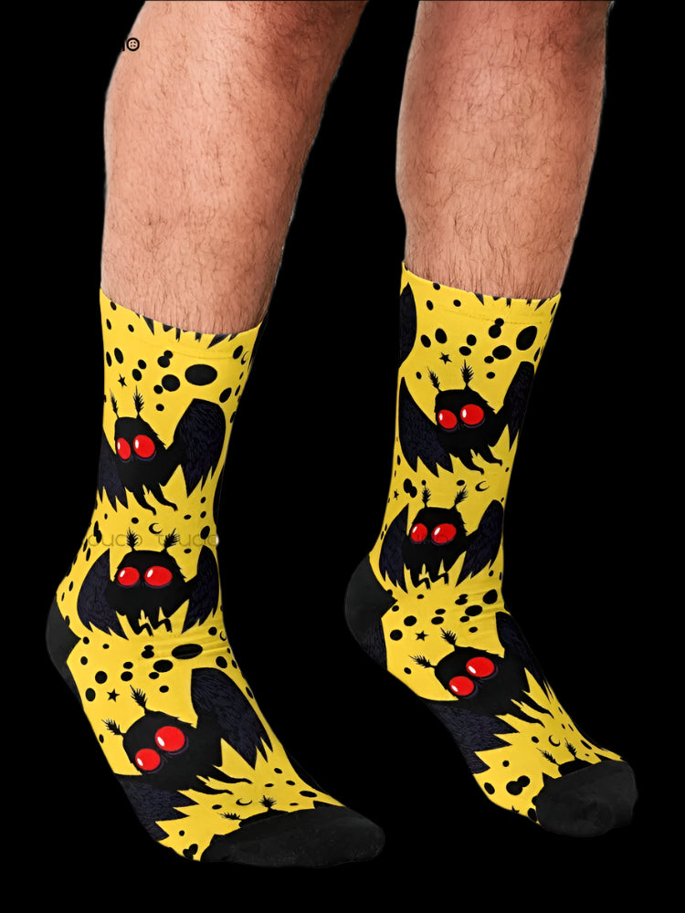 Mothman Crew Socks