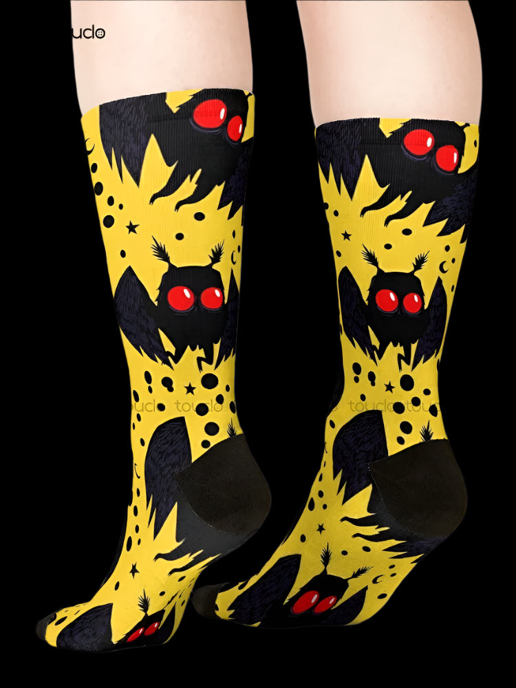 Mothman Crew Socks
