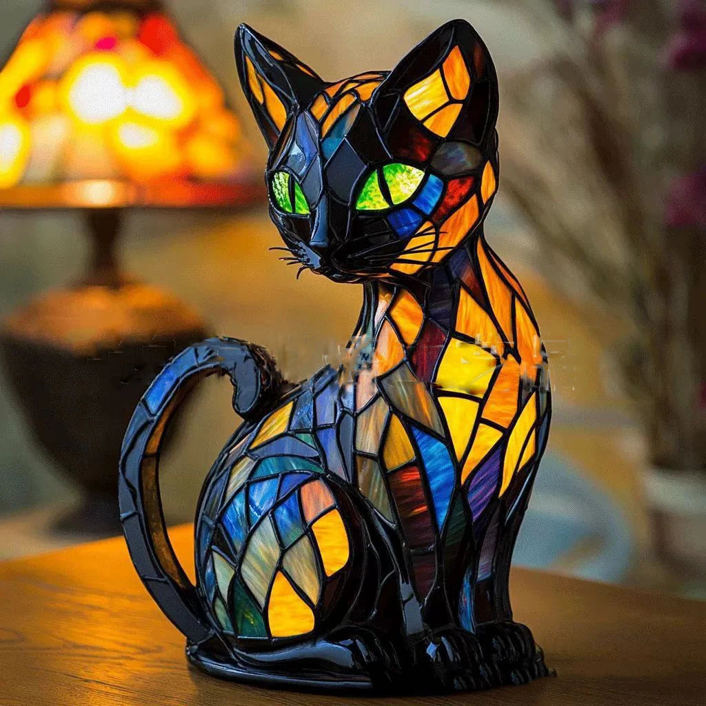 Witch’s Familiar Cat Lamp.