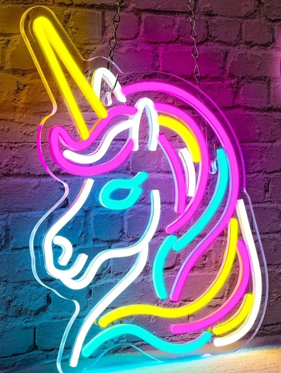 Colorful Unicorn LED Neon Light
