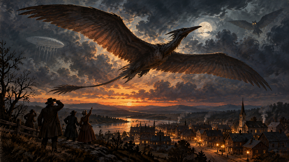 Winged Monsters in Old Newspapers: Strange Reports Before Cryptids Had a Name
