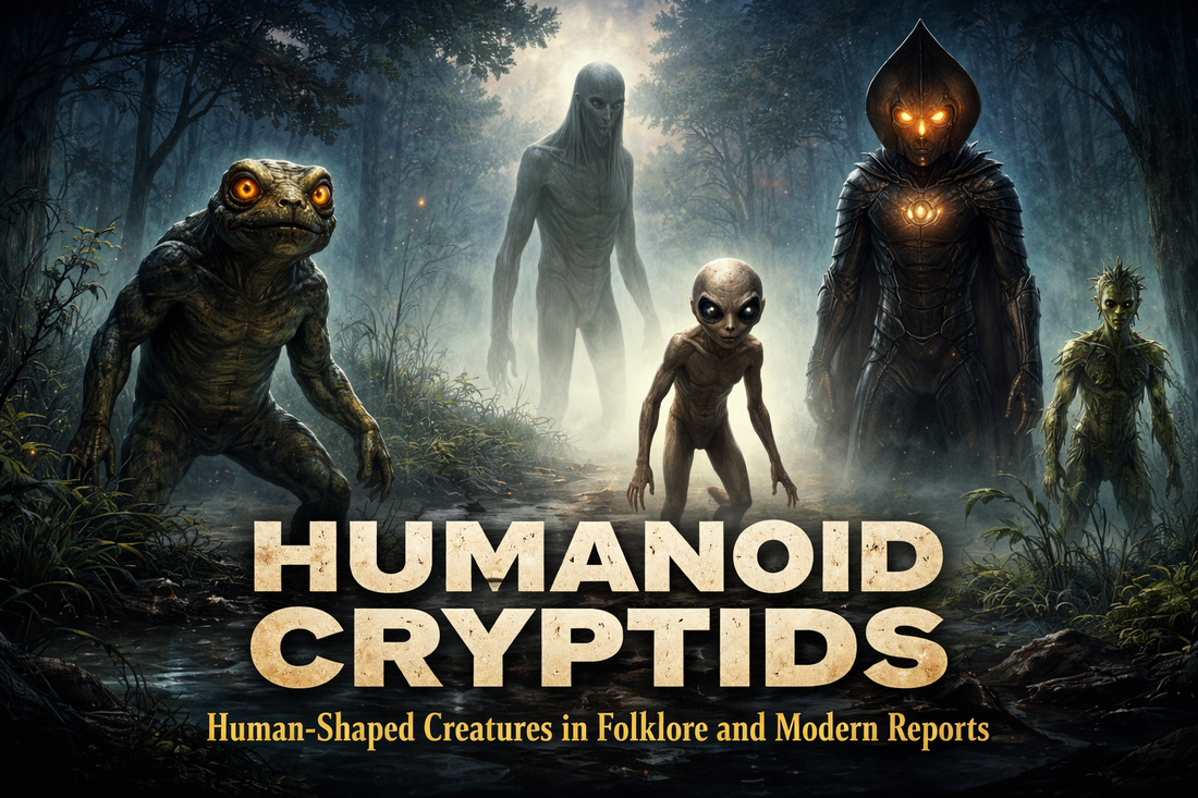 Humanoid Cryptids: Human-Shaped Creatures in Folklore and Modern Reports