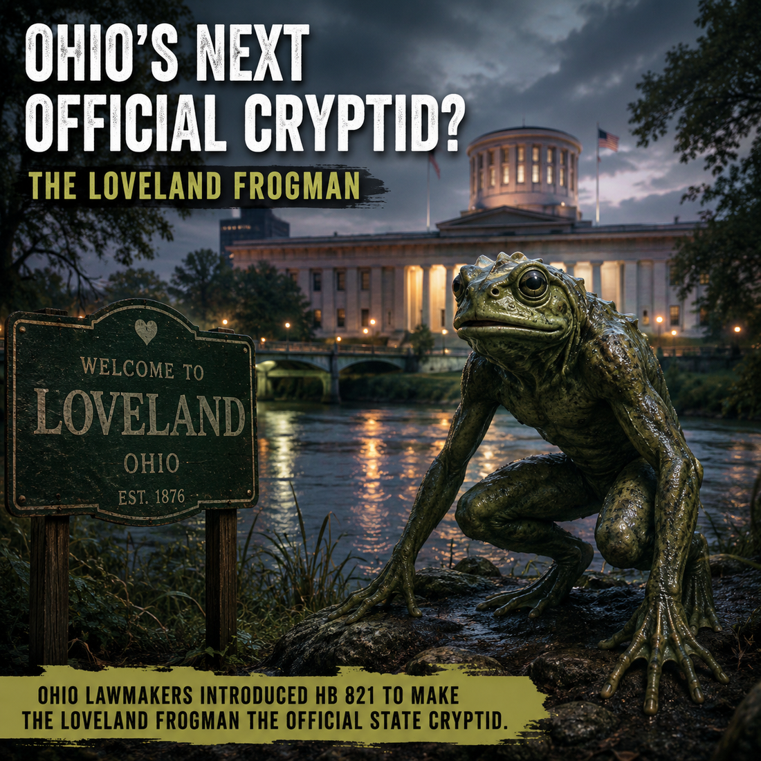 Ohio May Soon Have an Official State Cryptid, and It Is Not Bigfoot