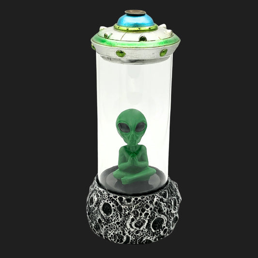 Alien UFO Incense Burner – Light-Up Smoke Chamber