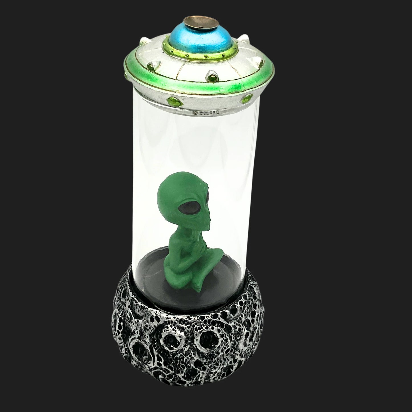 Alien UFO Incense Burner – Light-Up Smoke Chamber