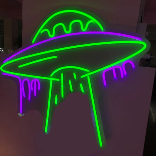 Super Cool UFO Neon Light