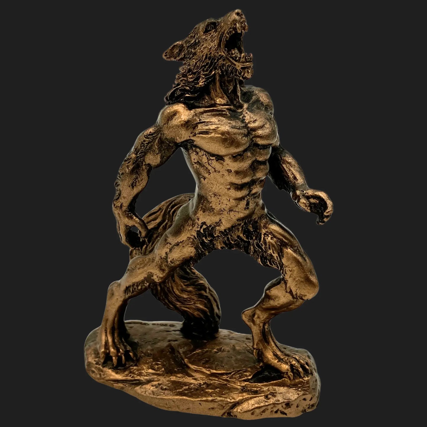 Lycanthrope werewolf figurine howling beast of the full moon collectible