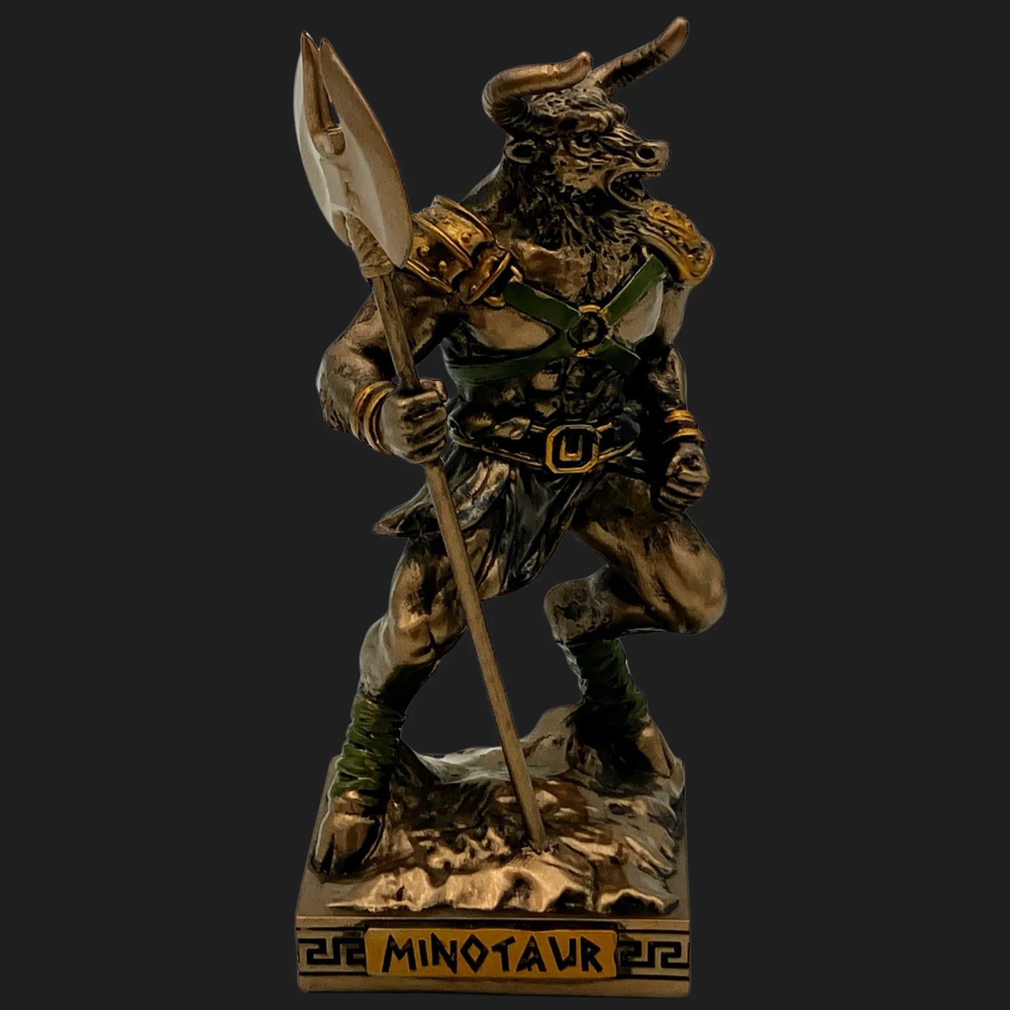 3.5" Minotaur figurine inspired by Greek mythology labyrinth beast